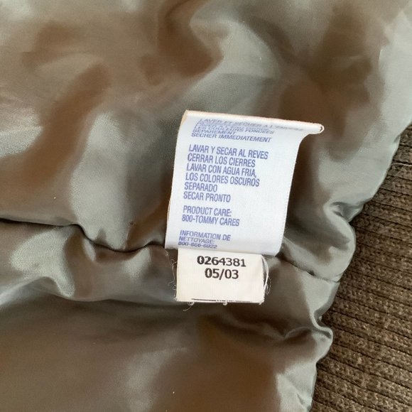 Tommy Hilfiger Women's Army Green Bomber Jacket \ Size M - Picture 8 of 9